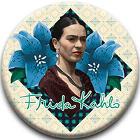 Frida Kahlo- Green Portrait Pin (pinX183)