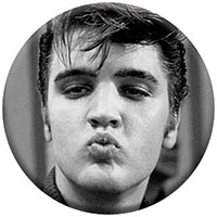 Elvis Presley- Kiss Pin (pinX18)