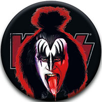 Kiss- Gene & Logo pin (pinx150)