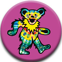 Grateful Dead- Tie Dye Bear pin (pinX287)