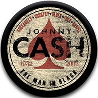 Johnny Cash- The Man In Black (1932-2003) pin (pinX90)