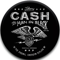 Johnny Cash- The Man In Black (Eagle) pin (pinX97)