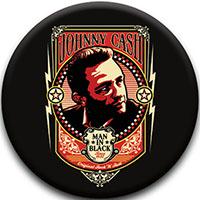 Johnny Cash- The Man In Black (Original Rock N Roll) pin (pinX88)