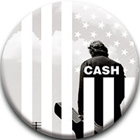Johnny Cash- Flag pin (pinX96)