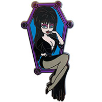 Elvira Coffin Cutie Enamel Pin by Kreepsville 666 (MP279)