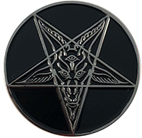 Badge Pastel Goth Pentagram 3.1 cm - Pins et badges - Achat & prix