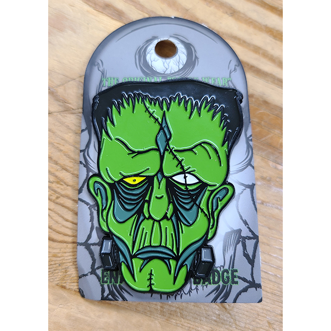 Allan Graves Enamel Green Monster Monster Pin by Kreepsville 666 -  (MP92)