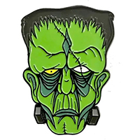 Allan Graves Enamel Green Monster Monster Pin by Kreepsville 666 -  (MP92)