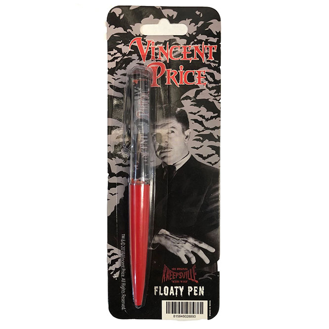 Vincent Price Floaty Pen by Kreepsville 666