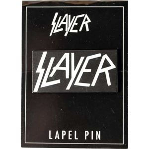Slayer- White Logo Stick Back Enamel Pin (MP224)