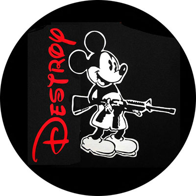 Destroy (Mickey) pin (pinZ47)