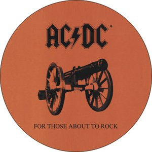 AC/DC- For Those About To Rock (Brown) pin (pinX316)