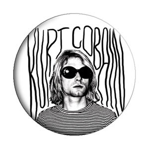 Kurt Cobain- Stripe Shirt pin (pinX367)
