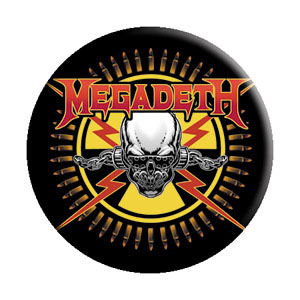 Megadeth- Skull & Bullets pin (pinX254)