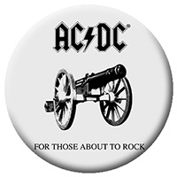 AC/DC- For Those About To Rock (White) pin (pinX115)