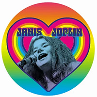 Janis Joplin- Heart Pic pin (pinX228)