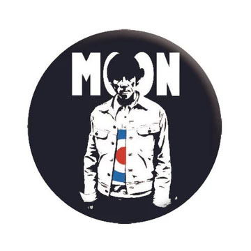 Keith Moon- Pic & Logo pin (pinX44)