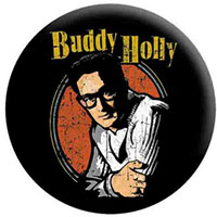 Buddy Holly- Oval Pic pin (pinX343)