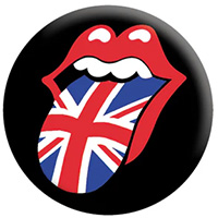 Rolling Stones- Union Jack Tongue pin (pinX367)