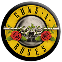 Guns N Roses- Bullet Logo pin (pinX383)
