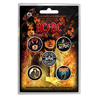 AC/DC- Highway To Hell 5 Pin Set (Imported)