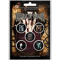 Cradle Of Filth- Albums 5 Pin Set (Imported)