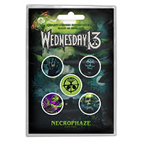 Wednesday 13- Necrophaze 5 Pin Set (Imported)