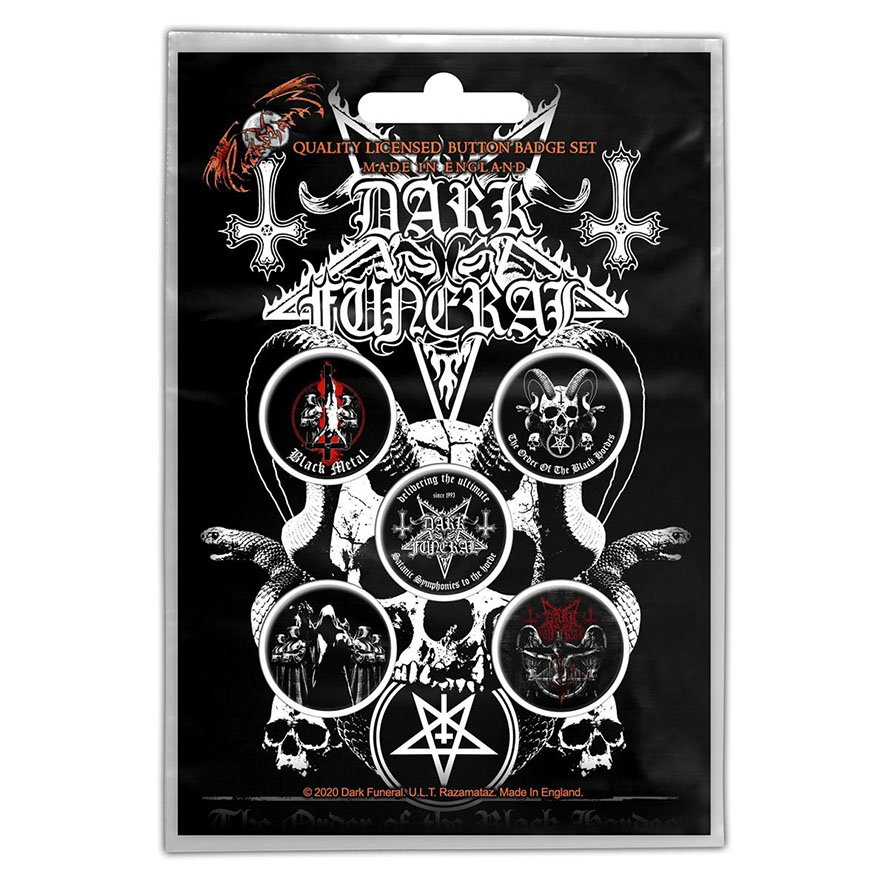 Dark Funeral- 5 Pin Set (Imported)