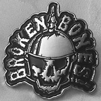 Broken Bones- Skull Enamel Pin (mp112)