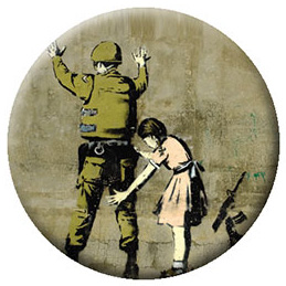 Banksy- Soldier Frisk pin (pinX167)