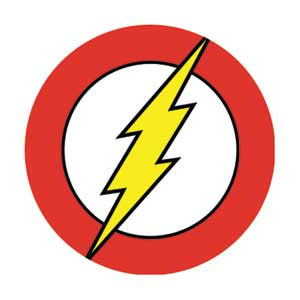 DC Comics- Flash Symbol pin (pinX182)