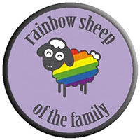 Rainbow Sheep Of The Family pin (pinX342)