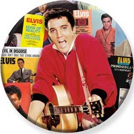 Elvis Presley- Collage Pin (pinX499)