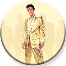 Elvis Presley- Gold Suit Pin (pinX507)