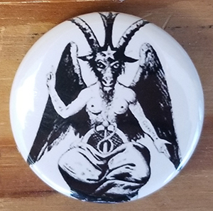 Baphomet pin (pin-C13)