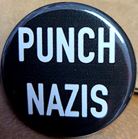 Punch Nazis pin (pin-C158)