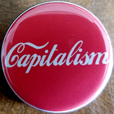 Capitalism pin (pin-C202)