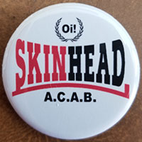 Skinhead, ACAB pin (pin-C212)