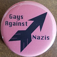 Gays Against Nazis pin (pin-C216)