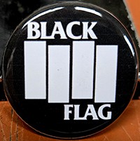 Black Flag- Bars pin (pin-C300)