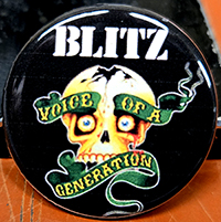 Blitz- Voice Of A Generation pin (pin-C303)