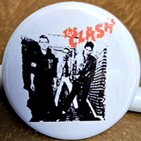 Clash- 1st Album (White) pin (pin-C316)