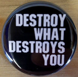 Destroy What Destroys You pin (pin-C34)