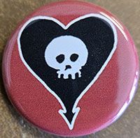 Alkaline Trio- Heartskull pin (pin-C608)