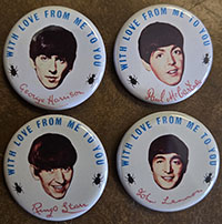 Beatles- With Love 4 pin set (pin-C610)