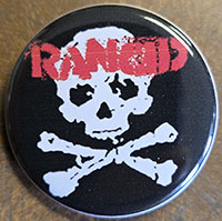 Rancid- Skull & Bones pin (pin-C618)