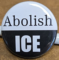 Abolish ICE pin (pin-C623)