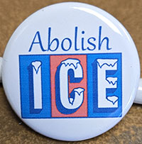 Abolish ICE pin (pin-C625)