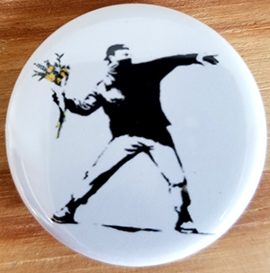Banksy (Molotov) pin (pin-C78)