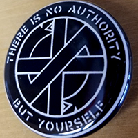 There Is No Authority But Yourself pin (pin-C99)